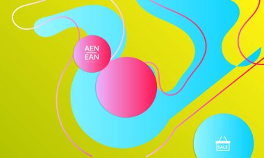 Kaybolan dalgalarla soyut geometrik arkaplan. Sosyal medya afişi için modern şablon. Düz arkaplan üzerinde gerçekçi gölgesi olan çağdaş malzeme tasarımı