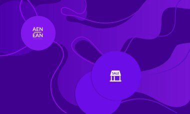 Kaybolan dalgalarla soyut geometrik arkaplan. Sosyal medya afişi için modern şablon. Düz arkaplan üzerinde gerçekçi gölgesi olan çağdaş malzeme tasarımı