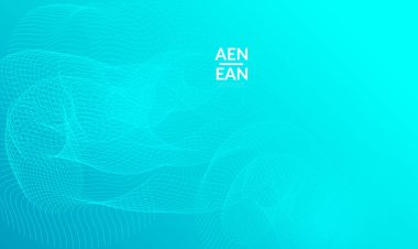 Parlak eğimli eğimli soyut şablonlar. Dalgalı karışım basit bir arkaplan. Pazarlama teknolojisi için minimum modern tasarım