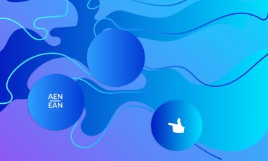 Kaybolan dalgalarla soyut geometrik arkaplan. Sosyal medya afişi için modern şablon. Düz arkaplan üzerinde gerçekçi gölgesi olan çağdaş malzeme tasarımı