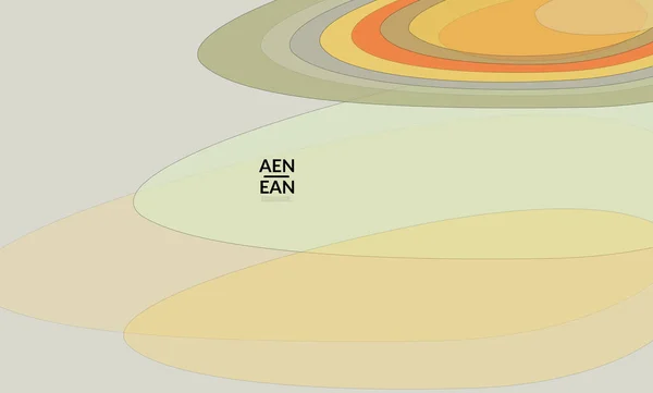 Einband Vorlage Mit Pastellfarbenen Transparenten Überlappenden Formen Die Eine Vektormischung — Stockvektor