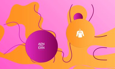 Kaybolan dalgalarla soyut geometrik arkaplan. Sosyal medya afişi için modern şablon. Düz arkaplan üzerinde gerçekçi gölgesi olan çağdaş malzeme tasarımı