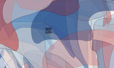 Pastel renkli şeffaf üstüste binen şekillerle kaplanmış şablon akrilik boya veya suluboya efekti vektör karışımı yaratıyor. Mermer desen düz renkler basit organik şekiller. Doğa Dünya Tasarımı.