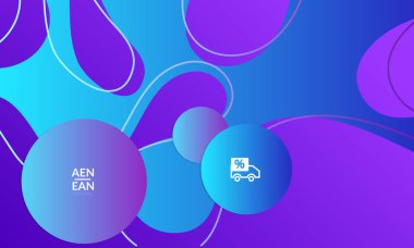 Kaybolan dalgalarla soyut geometrik arkaplan. Sosyal medya afişi için modern şablon. Düz arkaplan üzerinde gerçekçi gölgesi olan çağdaş malzeme tasarımı