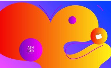 Kaybolan dalgalarla soyut geometrik arkaplan. Sosyal medya afişi için modern şablon. Düz arkaplan üzerinde gerçekçi gölgesi olan çağdaş malzeme tasarımı