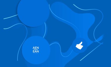 Kaybolan dalgalarla soyut geometrik arkaplan. Sosyal medya afişi için modern şablon. Düz arkaplan üzerinde gerçekçi gölgesi olan çağdaş malzeme tasarımı