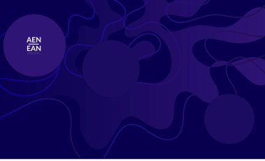 Kaybolan dalgalarla soyut geometrik arkaplan. Sosyal medya afişi için modern şablon. Düz arkaplan üzerinde gerçekçi gölgesi olan çağdaş malzeme tasarımı