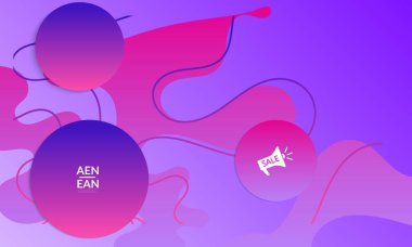 Kaybolan dalgalarla soyut geometrik arkaplan. Sosyal medya afişi için modern şablon. Düz arkaplan üzerinde gerçekçi gölgesi olan çağdaş malzeme tasarımı