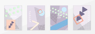 Soyut kağıt kesimi üst görünüm. Kağıt kesikli uçan şablonlar geometrik şekiller düz ve 3D gerçekçi gölge ile yatıyordu. Pastel renkler. Vektör kapağı el işi kağıt biçimi.