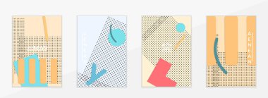 Soyut kağıt kesimi üst görünüm. Kağıt kesikli uçan şablonlar geometrik şekiller düz ve 3D gerçekçi gölge ile yatıyordu. Pastel renkler. Vektör kapağı el işi kağıt biçimi.