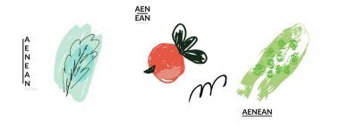 Yaratıcı evrensel karalamalar. İşaretli ve mürekkep desenli eğlenceli tasarım elementleri. Basit bir çizim stili. Kalem ve işaret çocuksu çizimler. Çocuk sanatı. Çocuk resimleri gibi, tasarım elementleri.