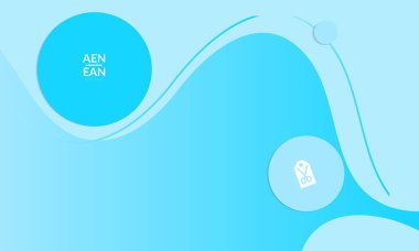 Kaybolan dalgalarla soyut geometrik arkaplan. Sosyal medya afişi için modern şablon. Düz arkaplan üzerinde gerçekçi gölgesi olan çağdaş malzeme tasarımı