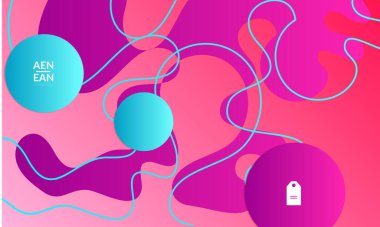 Kaybolan dalgalarla soyut geometrik arkaplan. Sosyal medya afişi için modern şablon. Düz arkaplan üzerinde gerçekçi gölgesi olan çağdaş malzeme tasarımı