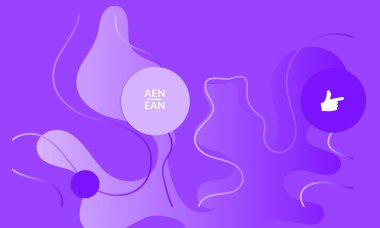 Kaybolan dalgalarla soyut geometrik arkaplan. Sosyal medya afişi için modern şablon. Düz arkaplan üzerinde gerçekçi gölgesi olan çağdaş malzeme tasarımı