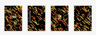 Soyut küçük parlak parçacıklar gradyan üzerinde hareket ediyorlar. Bozuk gradyan çizgileri olan dinamik modern tasarım. Ekstrem spor geçmişi için gelecek tasarımı. Derin su altı deneyimlerinden esinlenilmiştir..