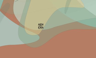 Pastel renkli şeffaf üstüste binen şekillerle kaplanmış şablon akrilik boya veya suluboya efekti vektör karışımı yaratıyor. Mermer desen düz renkler basit organik şekiller. Doğa Dünya Tasarımı.