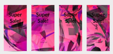 Soyut, rengarenk, parçalanmış cam dokusu. Şeffaf üstüste binen keskin parçacıklar buz kristali dijital etkisi yaratır. Patlama patlayıcısının hareket düzeni. Arkaplan şablonu rastgele kırılgan hareket.