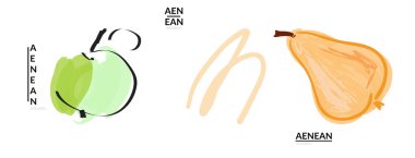 Yaratıcı evrensel karalamalar. İşaretli ve mürekkep desenli eğlenceli tasarım elementleri. Basit bir çizim stili. Kalem ve işaret çocuksu çizimler. Çocuk sanatı. Çocuk resimleri gibi, tasarım elementleri.