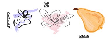 Yaratıcı evrensel karalamalar. İşaretli ve mürekkep desenli eğlenceli tasarım elementleri. Basit bir çizim stili. Kalem ve işaret çocuksu çizimler. Çocuk sanatı. Çocuk resimleri gibi, tasarım elementleri.