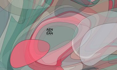Vektör pastel renkleri şeffaf üstüste binen şekiller akrilik boya veya suluboya etkisi vektör karışımı oluşturur. Doğa Dünya tasarım şablonu. Soyut suluboya sanat. Sanatsal organik resim.