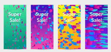 Soyut küçük parlak parçacıklar gradyan üzerinde hareket ediyorlar. Bozuk gradyan çizgileri olan dinamik modern tasarım. Ekstrem spor geçmişi için gelecek tasarımı. Derin su altı deneyimlerinden esinlenilmiştir..