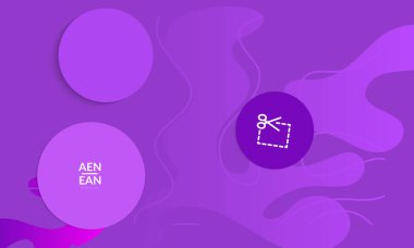 Kaybolan dalgalarla soyut geometrik arkaplan. Sosyal medya afişi için modern şablon. Düz arkaplan üzerinde gerçekçi gölgesi olan çağdaş malzeme tasarımı