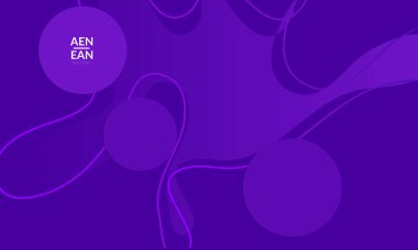 Kaybolan dalgalarla soyut geometrik arkaplan. Sosyal medya afişi için modern şablon. Düz arkaplan üzerinde gerçekçi gölgesi olan çağdaş malzeme tasarımı