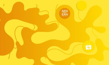 Kaybolan dalgalarla soyut geometrik arkaplan. Sosyal medya afişi için modern şablon. Düz arkaplan üzerinde gerçekçi gölgesi olan çağdaş malzeme tasarımı