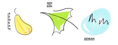 Yaratıcı evrensel karalamalar. İşaretli ve mürekkep desenli eğlenceli tasarım elementleri. Basit bir çizim stili. Kalem ve işaret çocuksu çizimler. Çocuk sanatı. Çocuk resimleri gibi, tasarım elementleri.