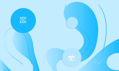 Kaybolan dalgalarla soyut geometrik arkaplan. Sosyal medya afişi için modern şablon. Düz arkaplan üzerinde gerçekçi gölgesi olan çağdaş malzeme tasarımı