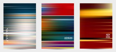 Hız çizgileri ile bulanık soyut sanatsal sancak vektör kapağı şablonu. Sıvı gradyan sanatı doğanın boyama kalıbını yaratır.