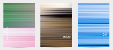 Hızlı, parlak, bulanık çizgiler çizen soyut doğa afişi. Dünya çevresinin doğal renkleri. Akışkan hareket eğrisi dokusu.