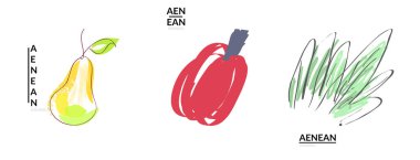 Yaratıcı evrensel karalamalar. İşaretli ve mürekkep desenli eğlenceli tasarım elementleri. Basit bir çizim stili. Kalem ve işaret çocuksu çizimler. Çocuk sanatı. Çocuk resimleri gibi, tasarım elementleri.