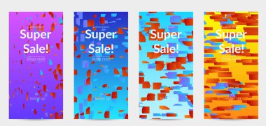 Soyut küçük parlak parçacıklar gradyan üzerinde hareket ediyorlar. Bozuk gradyan çizgileri olan dinamik modern tasarım. Ekstrem spor geçmişi için gelecek tasarımı. Derin su altı deneyimlerinden esinlenilmiştir..