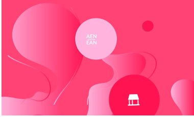 Kaybolan dalgalarla soyut geometrik arkaplan. Sosyal medya afişi için modern şablon. Düz arkaplan üzerinde gerçekçi gölgesi olan çağdaş malzeme tasarımı