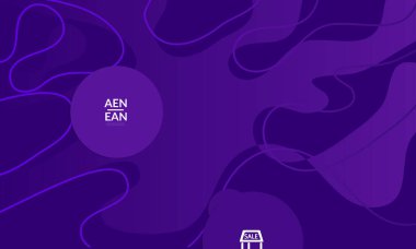 Kaybolan dalgalarla soyut geometrik arkaplan. Sosyal medya afişi için modern şablon. Düz arkaplan üzerinde gerçekçi gölgesi olan çağdaş malzeme tasarımı