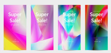 Soyut düzensiz çokgen arkaplan. Kristal veya elmas yapısında yansıyan ışığın çok renkli gradyanı. Kırılgan, keskin buz ya da cam dokusu. Düşük poli kübizmin çevre ışığı