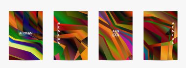 Soyut vektör uçuş şablonu. Çapraz geometrik renkli desen. Mikroskobik görüş kristal yapısında polarize ışık. Dinamik bilgisayar filtrelenmiş çok renkli sanatsal arkaplan.