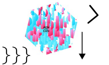 Parlak renkli çizgilerle dolu geometrik şekilli soyut vektör şablonları. Pazarlama teknolojisi için küresel bilgi tasarımı olarak dijital hi-tech görselleştirme. Teklif verileri endüstriyel analizler.