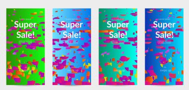 Gradyan üzerinde hareket eden küçük parlak parçacıklar. Doğa ilham verici tasarım. Deniz altı yaşam geçmişinin soyutlanması. Derin okyanus sularında yüzen soyut yaratıkların vektör çizimi.