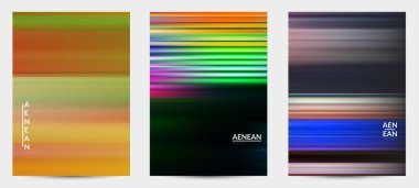 Hızlı, parlak, bulanık çizgiler çizen soyut doğa afişi. Dünya çevresinin doğal renkleri. Akışkan hareket eğrisi dokusu.