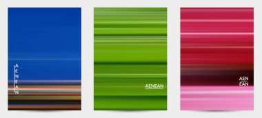 Hızlı, parlak, bulanık çizgiler çizen soyut doğa afişi. Dünya çevresinin doğal renkleri. Akışkan hareket eğrisi dokusu.