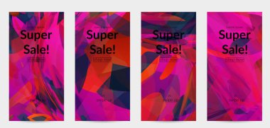 Soyut, rengarenk, parçalanmış cam dokusu. Şeffaf üstüste binen keskin parçacıklar buz kristali dijital etkisi yaratır. Patlama patlayıcısının hareket düzeni. Arkaplan şablonu rastgele kırılgan hareket.