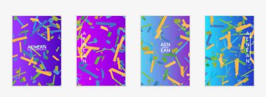 Gradyan üzerinde hareket eden küçük parlak parçacıklar. Doğa ilham verici tasarım. Deniz altı yaşam geçmişinin soyutlanması. Derin okyanus sularında yüzen soyut yaratıkların vektör çizimi.