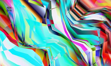 Soyut vektör duvar kağıdı. Çapraz geometrik renkli desen. Mikroskobik görüş kristal yapısında polarize ışık. Dinamik bilgisayar filtrelenmiş çok renkli sanatsal arkaplan şablonu.