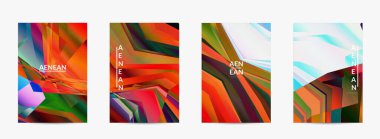 Soyut vektör uçuş şablonu. Çapraz geometrik renkli desen. Mikroskobik görüş kristal yapısında polarize ışık. Dinamik bilgisayar filtrelenmiş çok renkli sanatsal arkaplan.