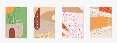 Soyut vektör uçuş şablonu. Egzotik çizgili üst üste dalgalı şekiller ve çizgiler. Modern hippi tasarımı. Doğal bir sanat eseri. Sosyal medya moda paylaşımı için el çizimi arka plan.