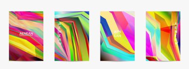 Soyut vektör uçuş şablonu. Çapraz geometrik renkli desen. Mikroskobik görüş kristal yapısında polarize ışık. Dinamik bilgisayar filtrelenmiş çok renkli sanatsal arkaplan.