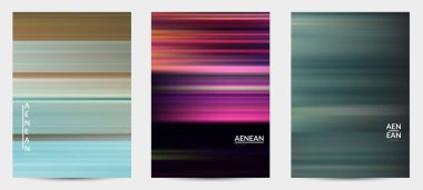 Hızlı, parlak, bulanık çizgiler çizen soyut doğa afişi. Dünya çevresinin doğal renkleri. Akışkan hareket eğrisi dokusu.