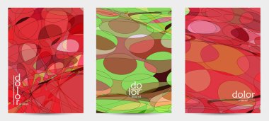 Fütürist çok renkli tel çerçeve geometrik şekilli soyut vektör uçuş şablonu. Üç boyutlu dijital bilim modeli konsepti. Web teknolojisi kapak tasarımı. Dalgalı çizgiler ve ızgara dokusu.